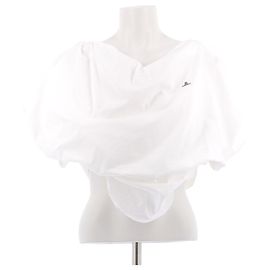 Vivienne Westwood Blusa corset de algodão branco Branco