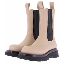Bottega Veneta Botas "Lug" em couro bege Bege