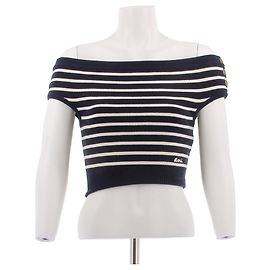 Ami Marinière blu navy e bianco Blu