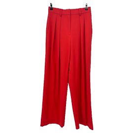 Rote Staud Baumwollhose Rot