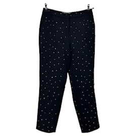 Autre Marque Schwarze Strasshose Schwarz