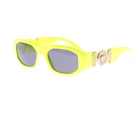 Versace Gafas de sol amarillo fluorescente Amarillo