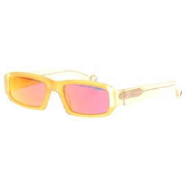 Jacquemus Orange rectangular sunglasses Yellow