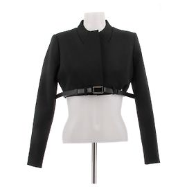 Giacca bolero corta nera Coperni in cotone Nero