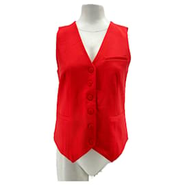 Staud Red Blazer Red