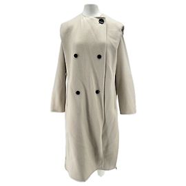 Isabel Marant beige wool long coat Beige