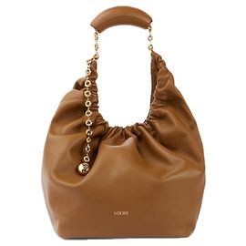 Sac Loewe Squeeze en cuir marron Marron