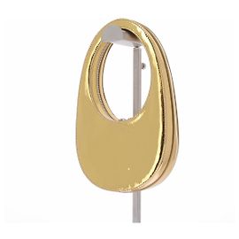 Sac Coperni Swipe en cuir doré métallisé Doré