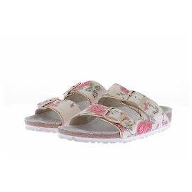 Sandales Birkenstock en cuir à fleurs Taille 37 Multicolore