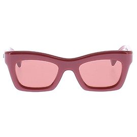 Gucci Lunettes de soleil rouges "Script" Red