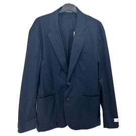 Selected Blazer in cotone blu navy Blu navy