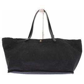 Sac cabas en toile noir The Row Noir
