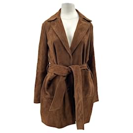 Giacca in scamosciato Marella camel Cammello