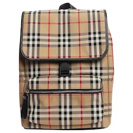 Burberry Neutral Nova Check backpack Other