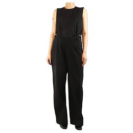 Autre Marque Schwarze Latzhose - Einheitsgröße Schwarz