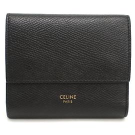 Céline Carteira tri-fold Celine Preto