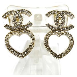 Orecchini Coco Mark Heart placcati oro Chanel Altro