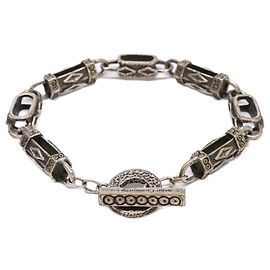 Yves Saint Laurent Silberner Charm-Armband Silber