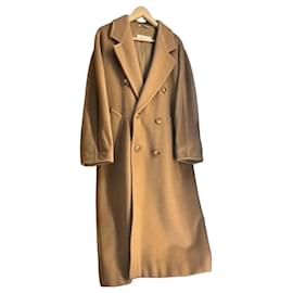 Max Mara Abrigo de Lana y Cachemira Camel Camello