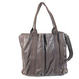 Hermès Sac à main Hermes Caravan Vertical MM Marron Orange