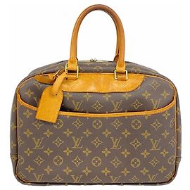 Borsa Louis Vuitton Monogram Deauville Marrone
