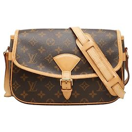 Borsa a Spalla Louis Vuitton Monogram Sologne Marrone