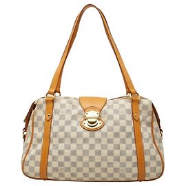 Bolsa Tote Louis Vuitton Damier Azur Streza PM Branco