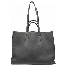 Borsa Tote Louis Vuitton Monogram Empreinte OnTheGo GM Nero