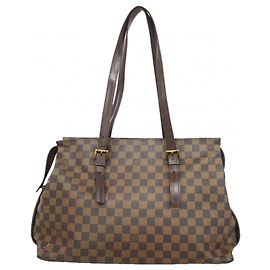 Borsa a Spalla Louis Vuitton Damier Chelsea Damier ebene