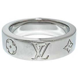 Anello sottile Mosaic da uomo Louis Vuitton Argento