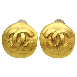 Orecchini a clip placcati oro Chanel D'oro