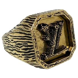 Louis Vuitton Herren Bague Wood Siegelring, Größe 20 Andere