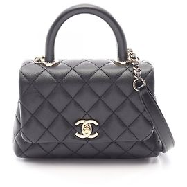 Borsa Chanel Coco Handle XXS Nero