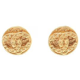 Orecchini a clip Coco Mark placcati oro Chanel D'oro