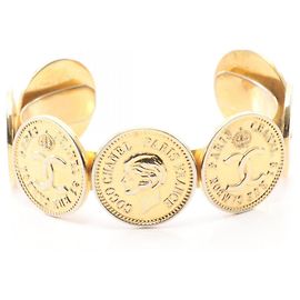 Pulsera rígida Chanel Coco Mark Dorado