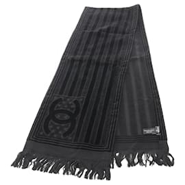 Sciarpa Chanel Coco Mark Pile Nero