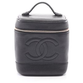 Chanel Coco Mark Handbag Black