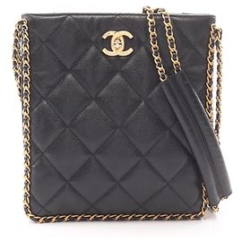 Bolso de compras Chanel Matelassé Small Negro