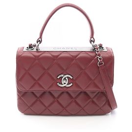 Borsa a Spalla Chanel Trendy CC Bordò