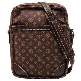 Louis Vuitton Brown Monogram Mini Lin Danube Brown