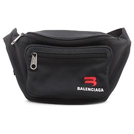 Borsa a tracolla Explorer in nylon nero Balenciaga Nero