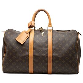 Louis Vuitton Brown Monogram Keepall 45 Brown