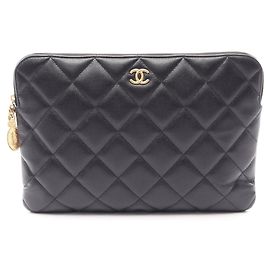 Clutch Chanel Matelassé Nera Nero