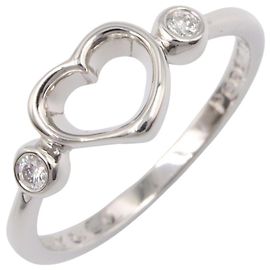 Tiffany & Co. Open Heart Diamantring Silber Andere