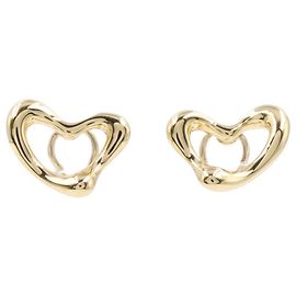 Orecchini Tiffany & Co. Open Heart in quarzo rutilato D'oro