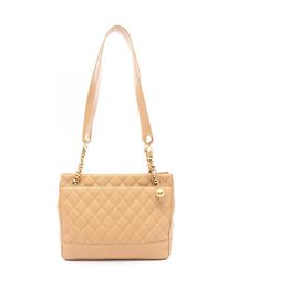 Sac cabas Chanel Matelassé Coco Ball Beige