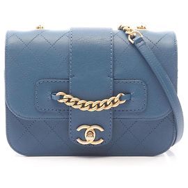 Bolso Chanel Matelassé azul Azul