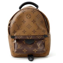 Louis Vuitton Monogram Reverse Palm Springs Backpack MINI Black