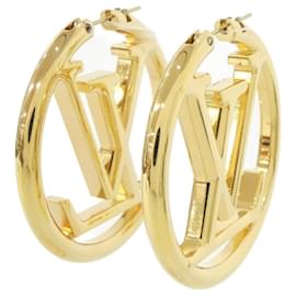 Orecchini a cerchio Louis Vuitton Louise M64288 D'oro
