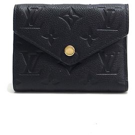 Louis Vuitton Monogram Empreinte Cartera Victorine Negro